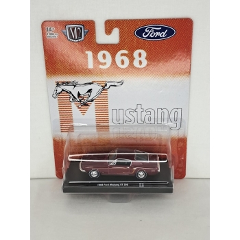 M2 Machines 1:64 Ford Mustang GT 390 1968 burgundy